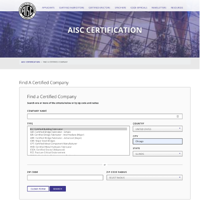 AISC-certification