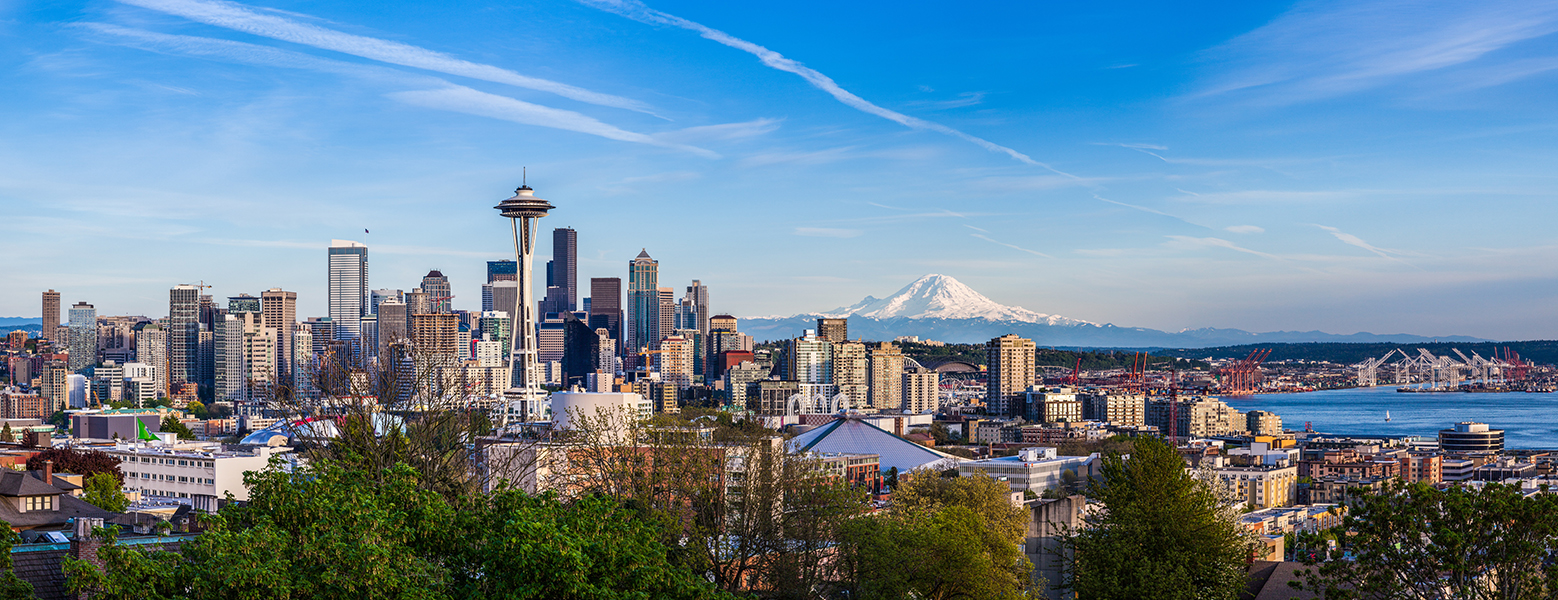 Seattle Skyline with Mt. Rainer